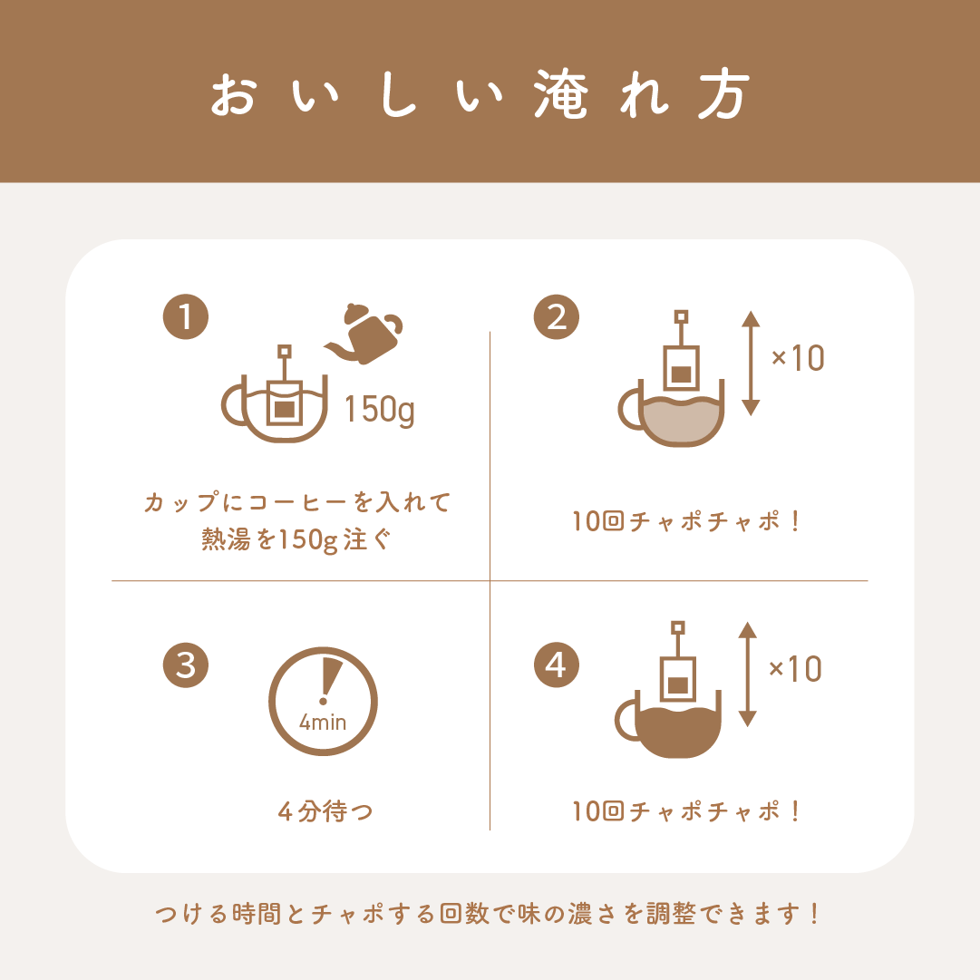 【送料無料】カフェチャポ ヨツバコギフト (ビター・フルーティ・マイルド・デカフェ 20袋入)